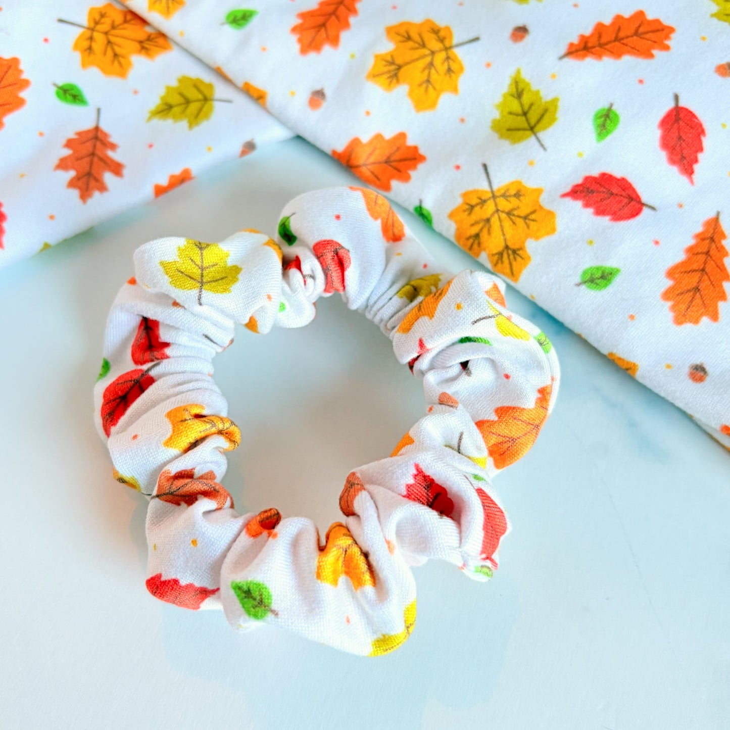 Fall Leaves Scrunchie (Skinny)
