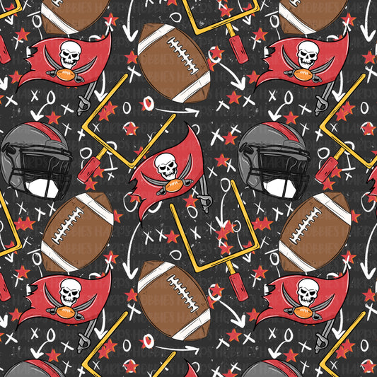 Tampa Bay Buccaneers (headband/scrunchie)