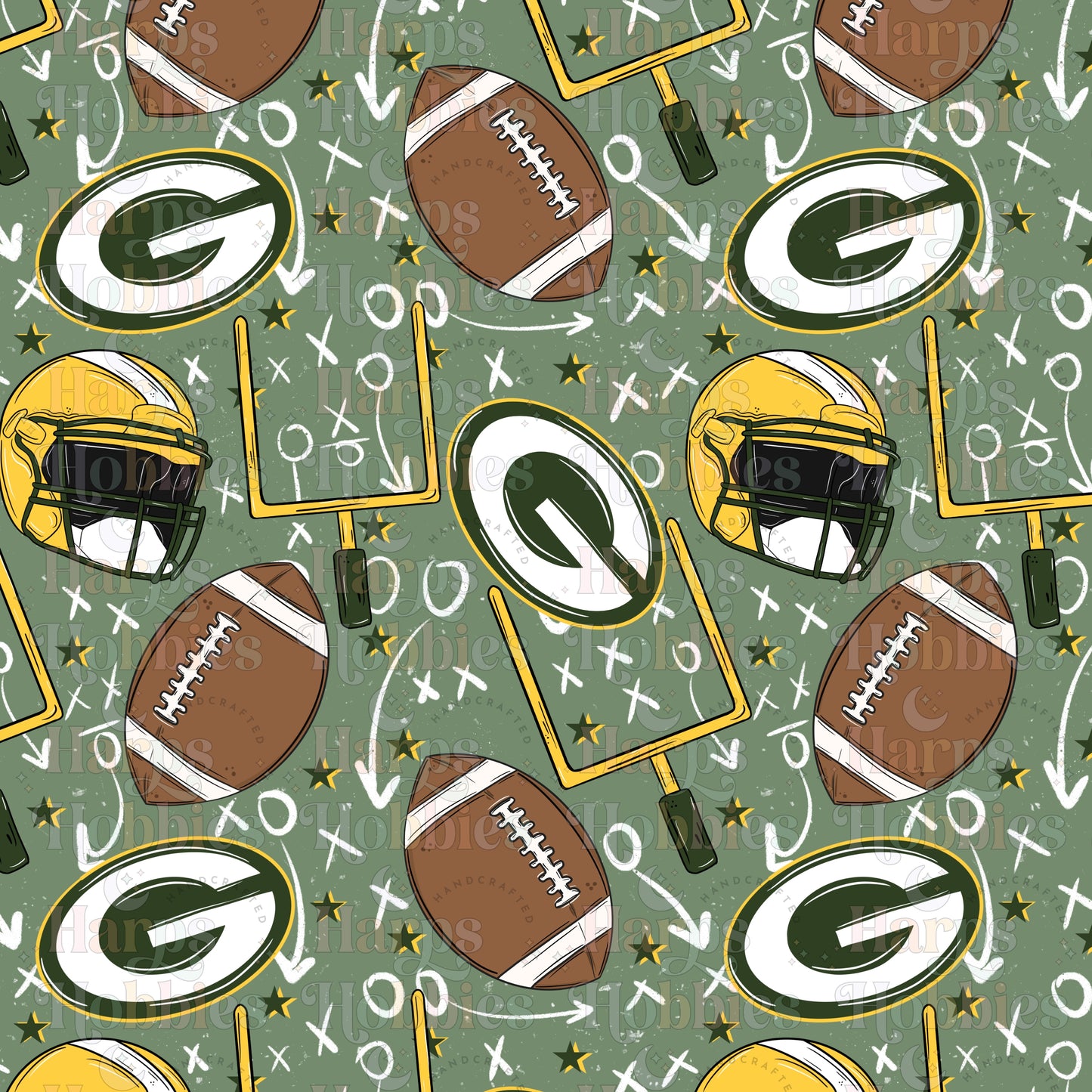 Green Bay Packers (headband/scrunchie)