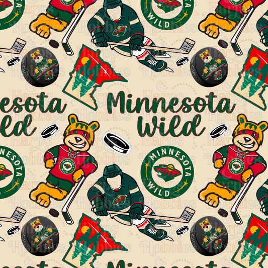 Minnesota Wild (headband/scrunchie)