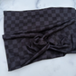 Black Checkered Headband
