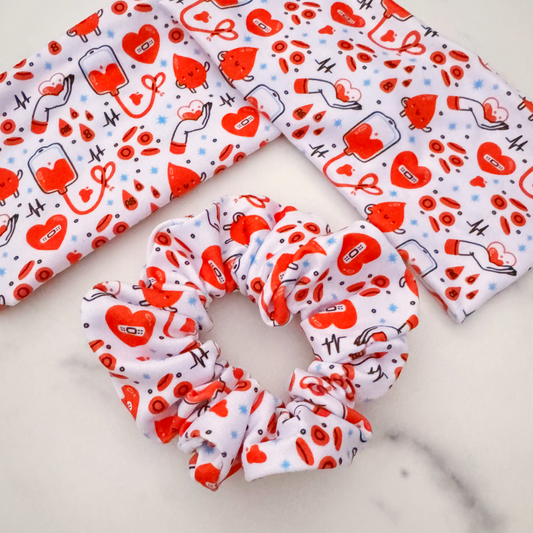 Cutesy Phlebotomy Scrunchie (Regular)