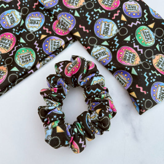 Positive Tamagotchi Scrunchie (Skinny)
