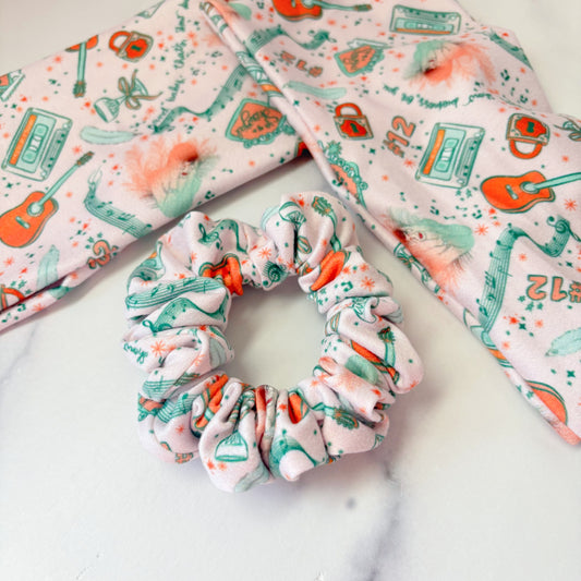 Orange Swifty Scrunchie (Skinny)