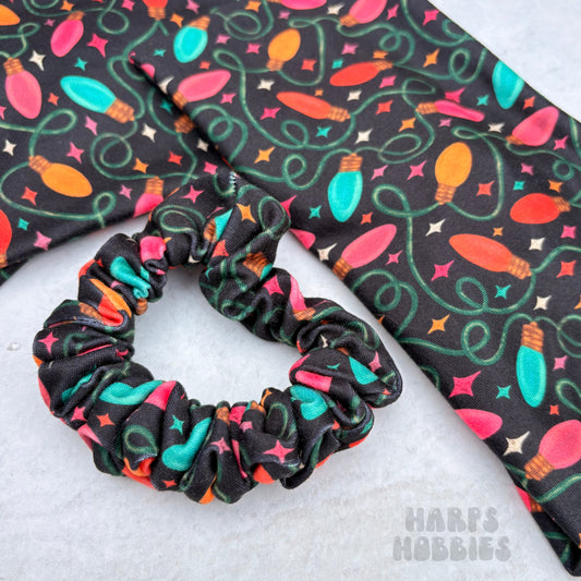 Christmas Lights Scrunchie (Skinny)