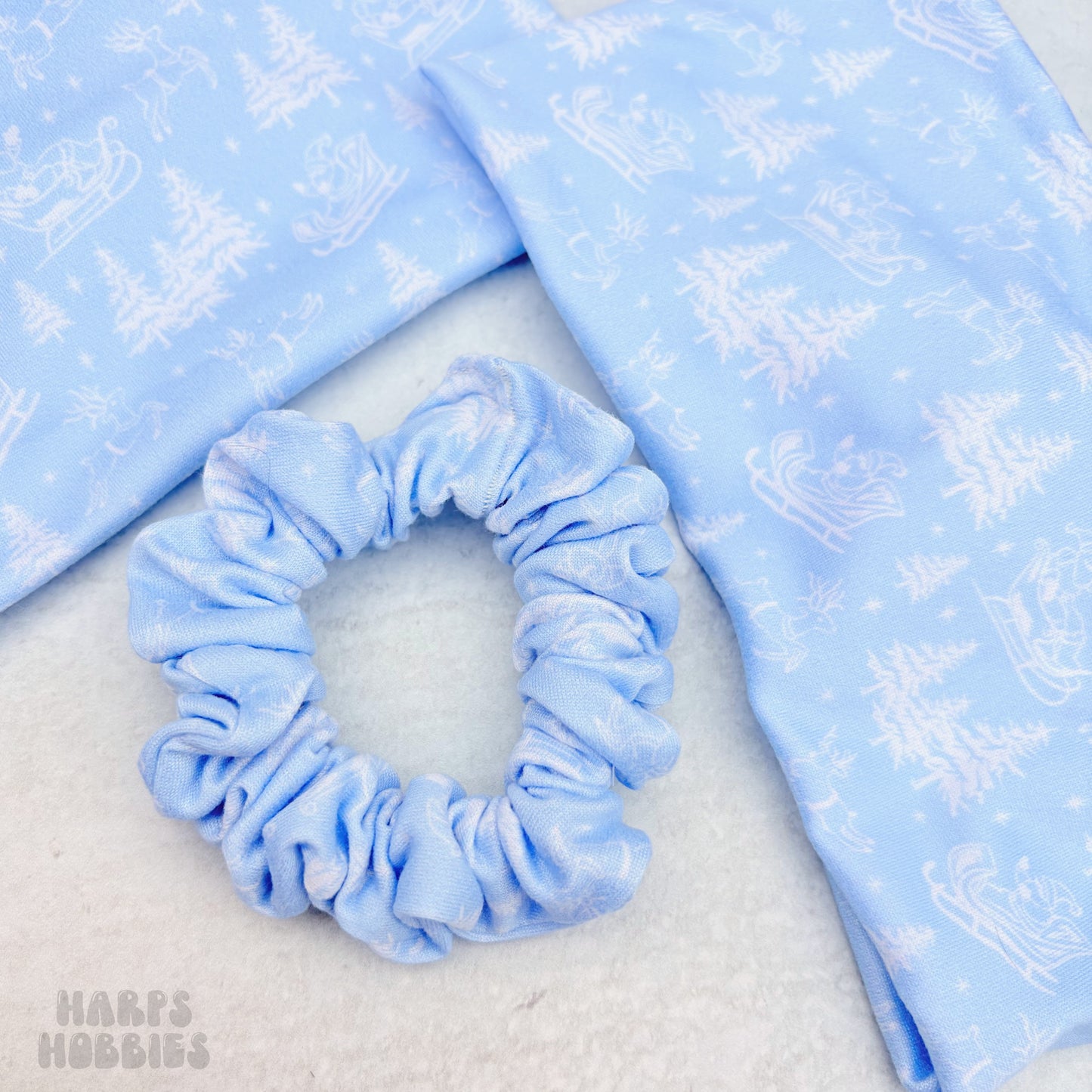Winter Blues Scrunchie (Skinny)