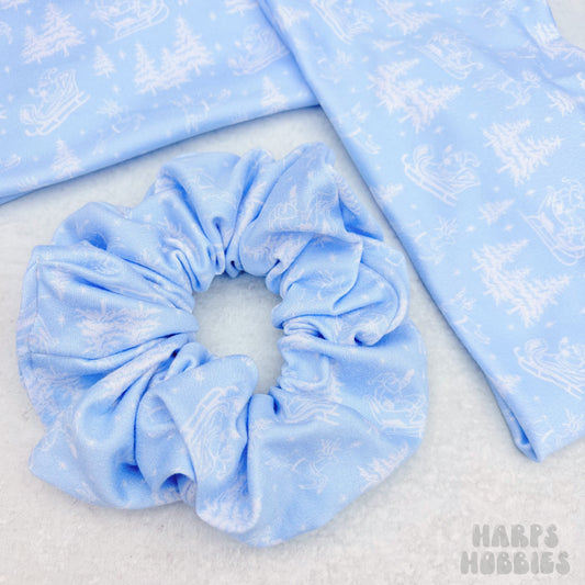 Winter Blues Scrunchie (Regular)
