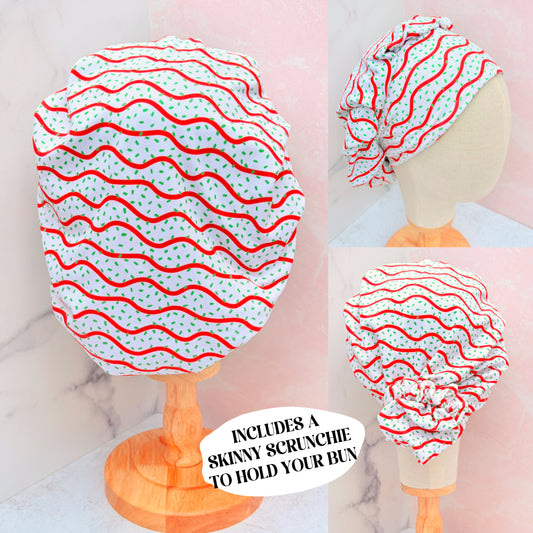 Christmas Cakes Scrub Hat