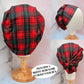 Christmas Plaid Scrub Hat
