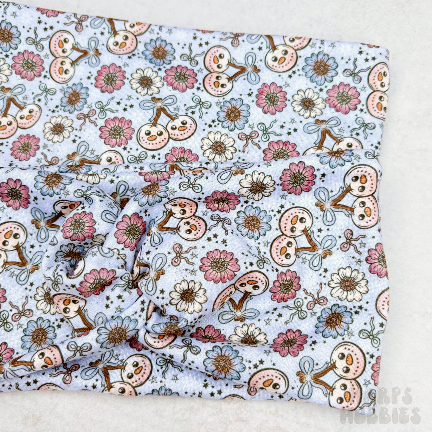 Snowman Cherries Headband