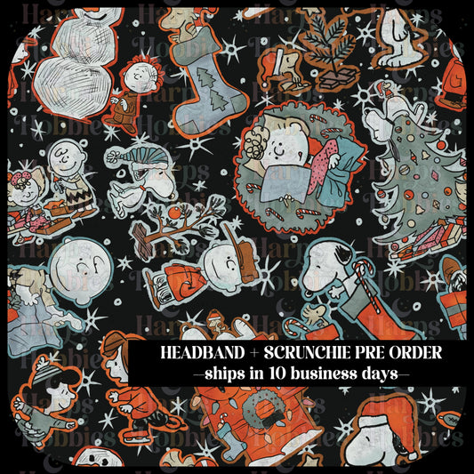 Peanuts (headband/scrunchie)