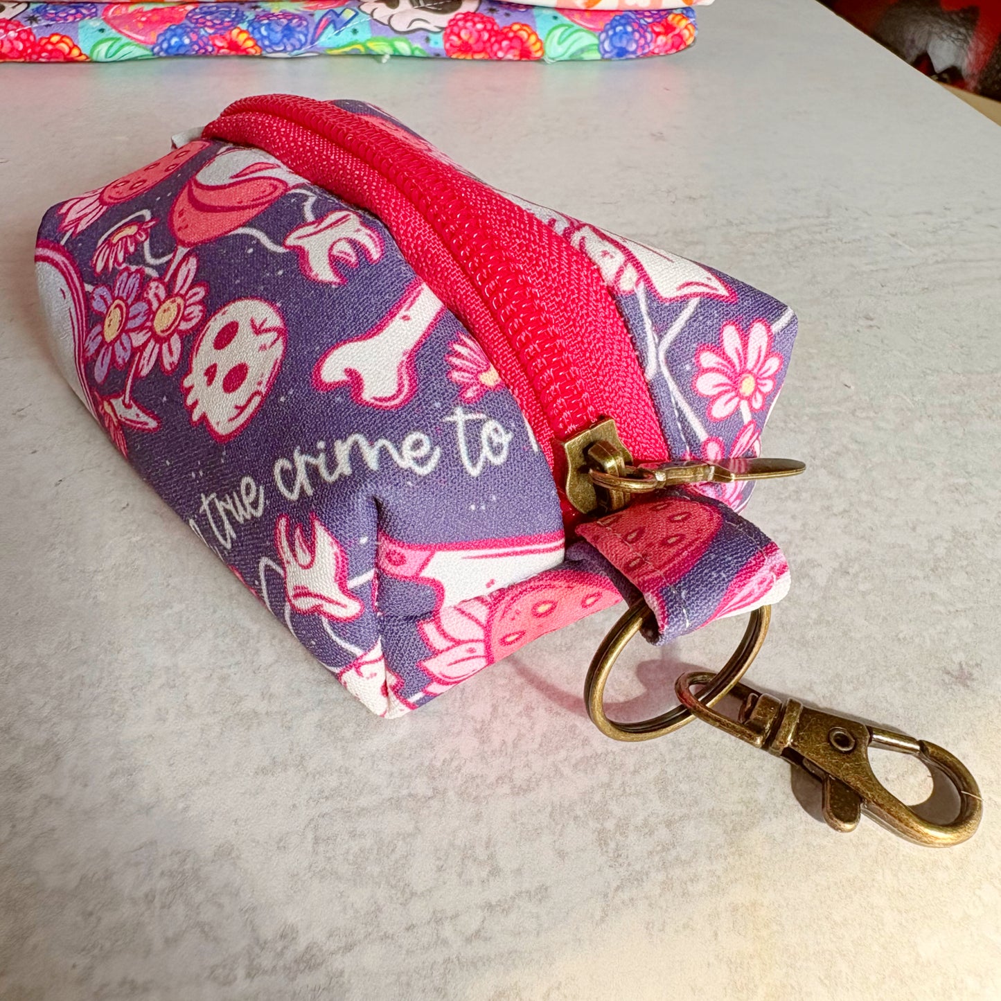 True Crime Keychain Pouch