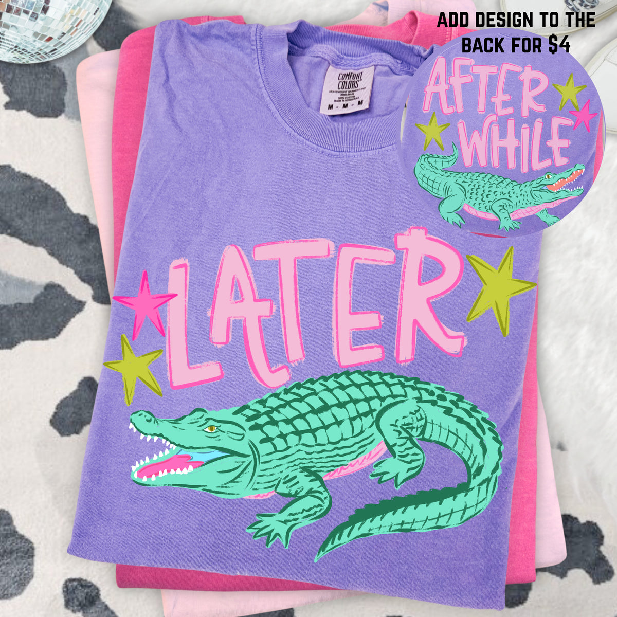 Later Alligator (tshirt/sweatshirt)