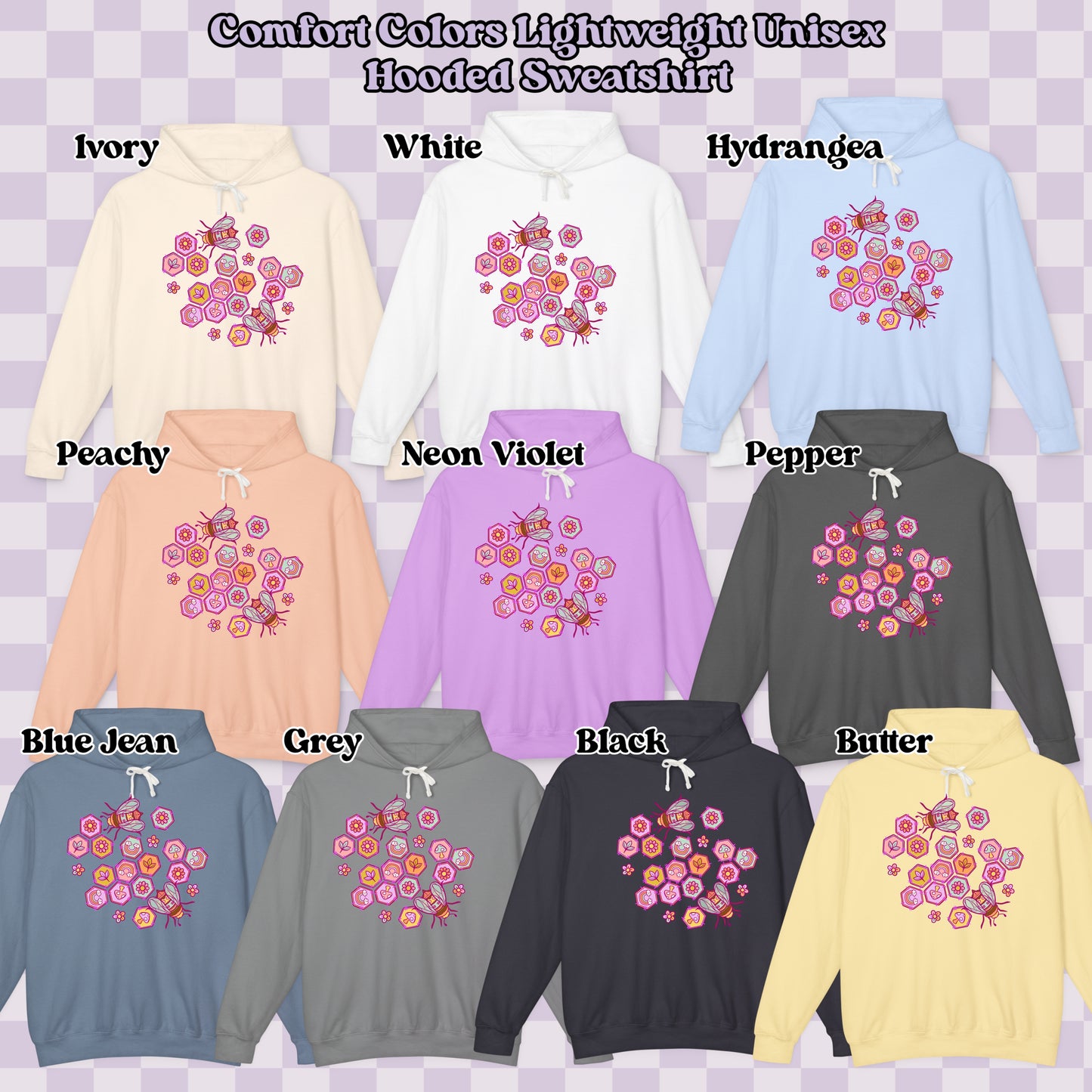 Doodle Bees (tshirt/sweatshirt)