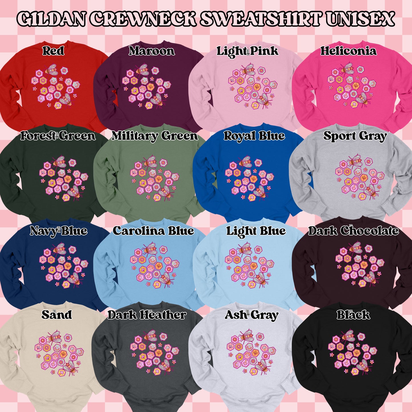 Doodle Bees (tshirt/sweatshirt)