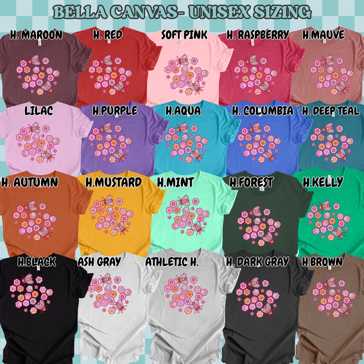 Doodle Bees (tshirt/sweatshirt)