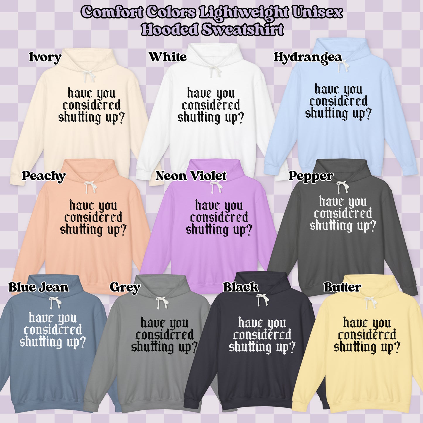 Shutting Up (tshirt/sweatshirt)