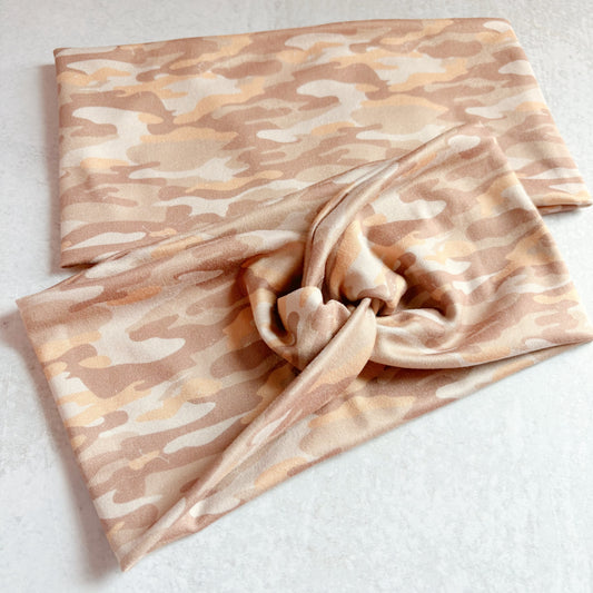 Brown Camo Headband