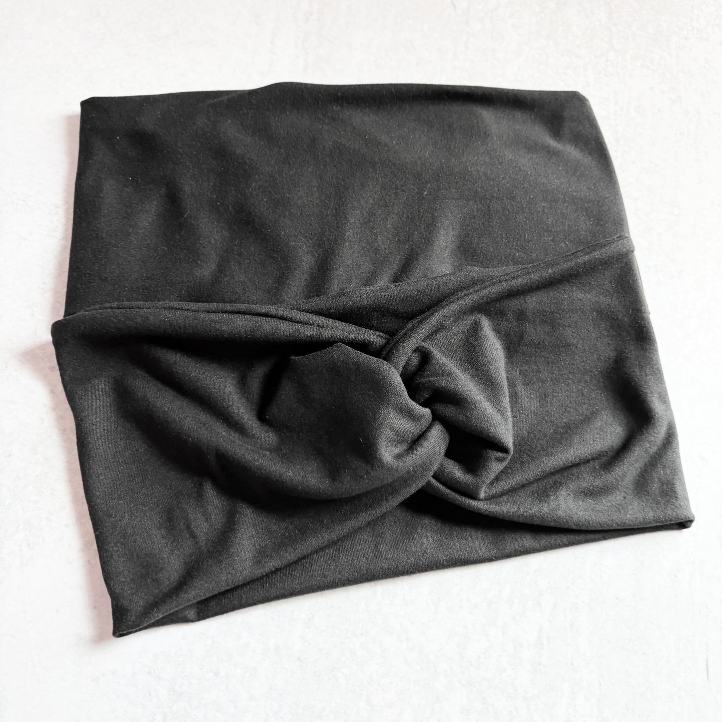 Black Solid Headband