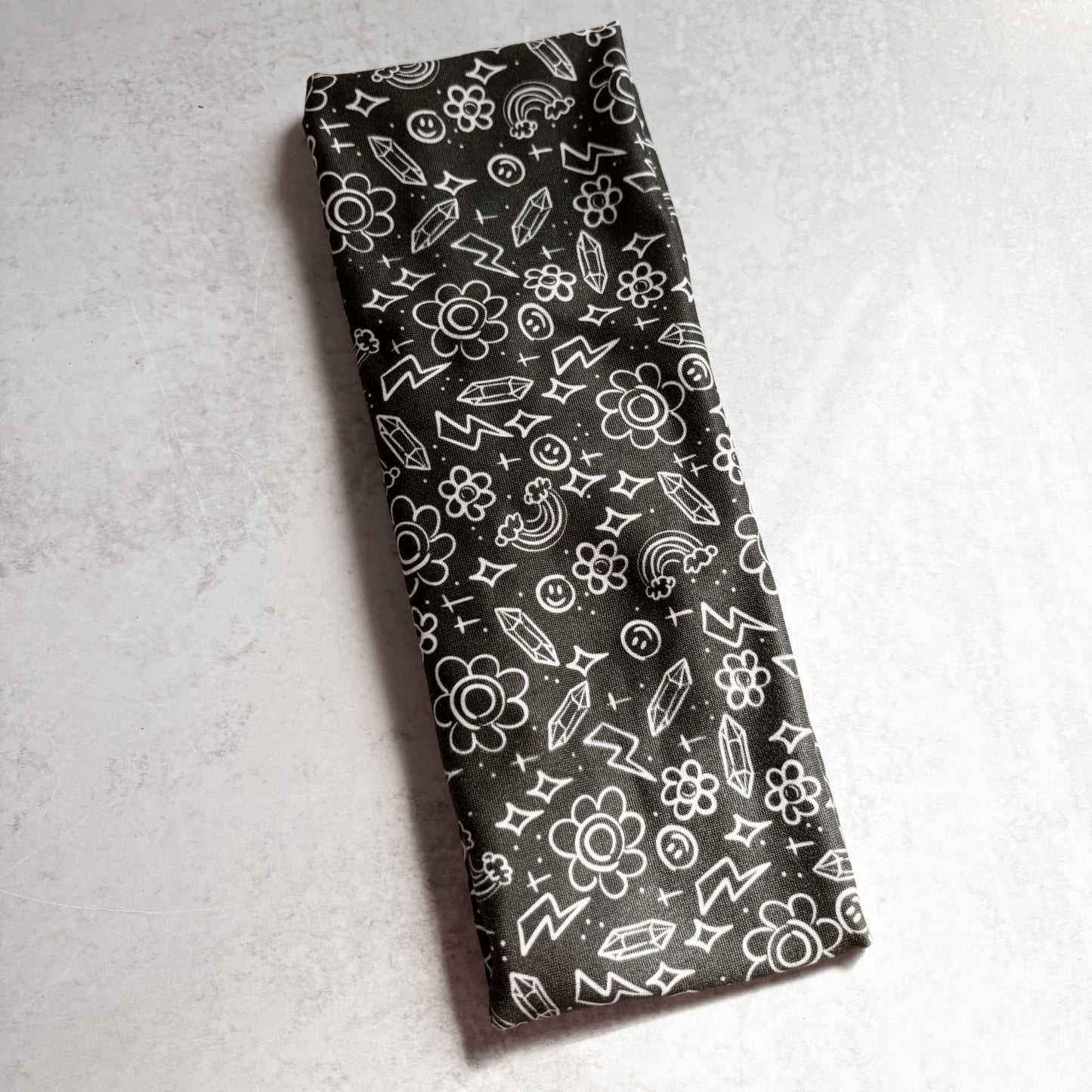 Doodles Black Headband