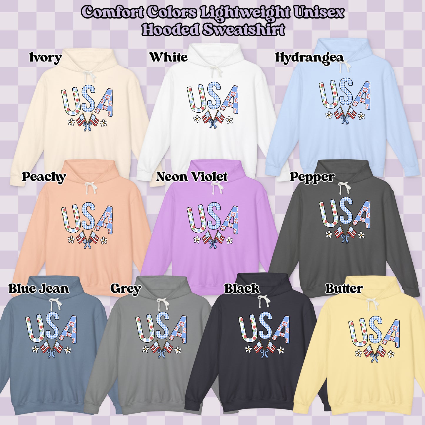 Patchwork USA (tshirt/sweatshirt)