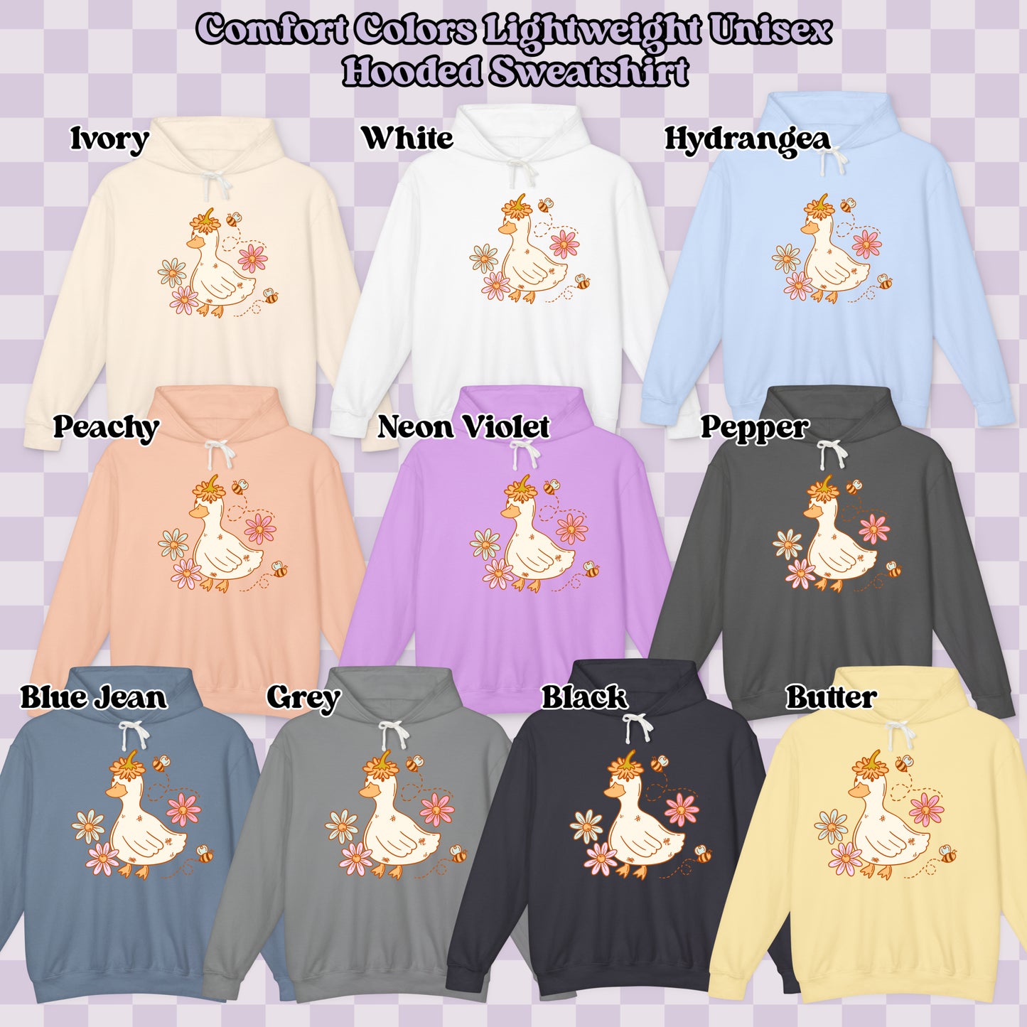 Floral Duck (tshirt/sweatshirt)