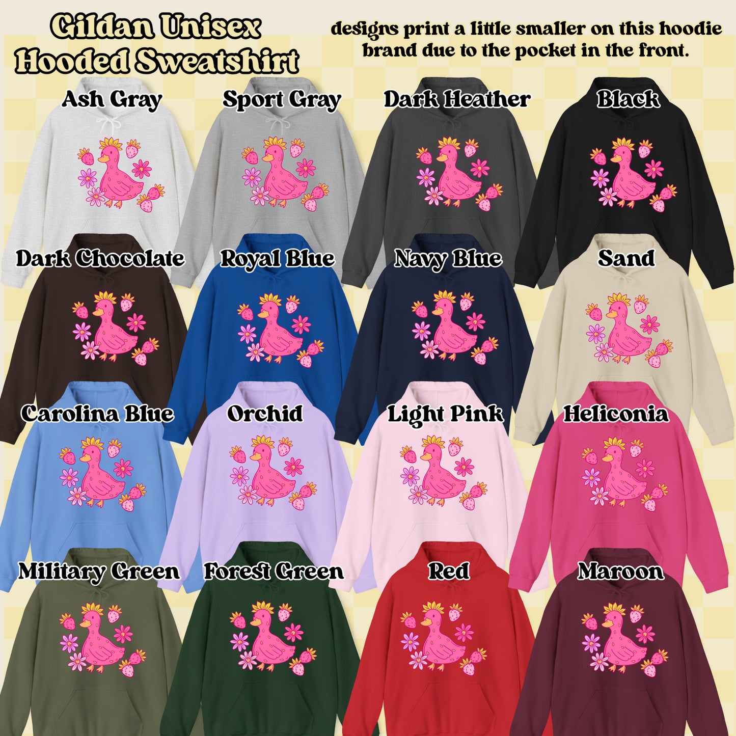 Berry Duck (tshirt/sweatshirt)
