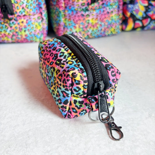 90's Leopard Keychain Pouch
