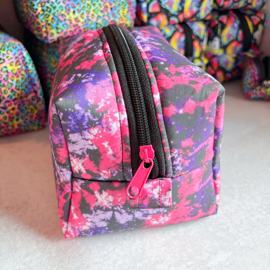 Galaxy Tie Dye Zipper Bag (medium)