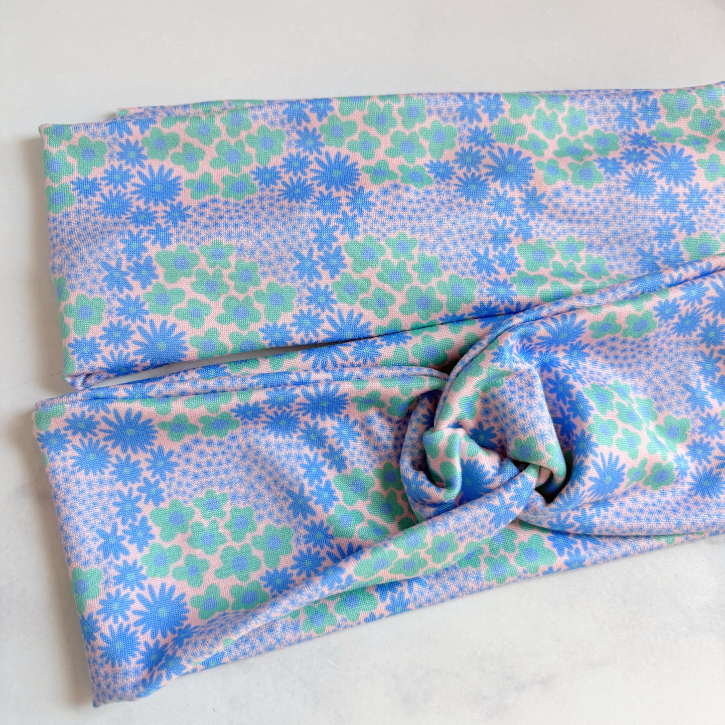 Ditsy Blue Floral Headband