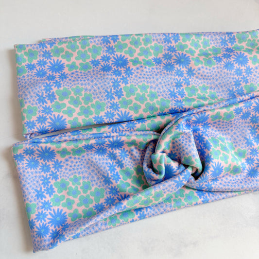 Ditsy Blue Floral Headband