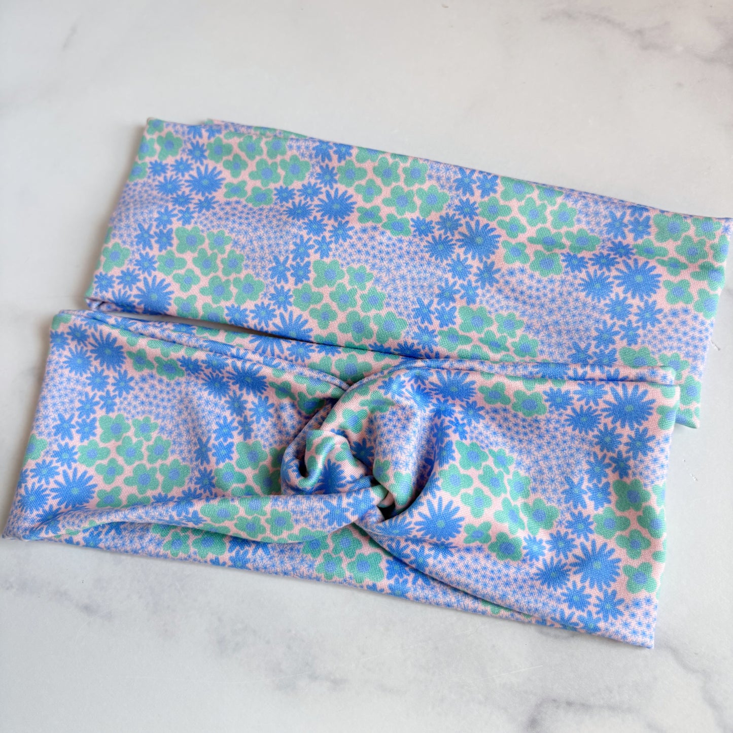 Ditsy Blue Floral Headband