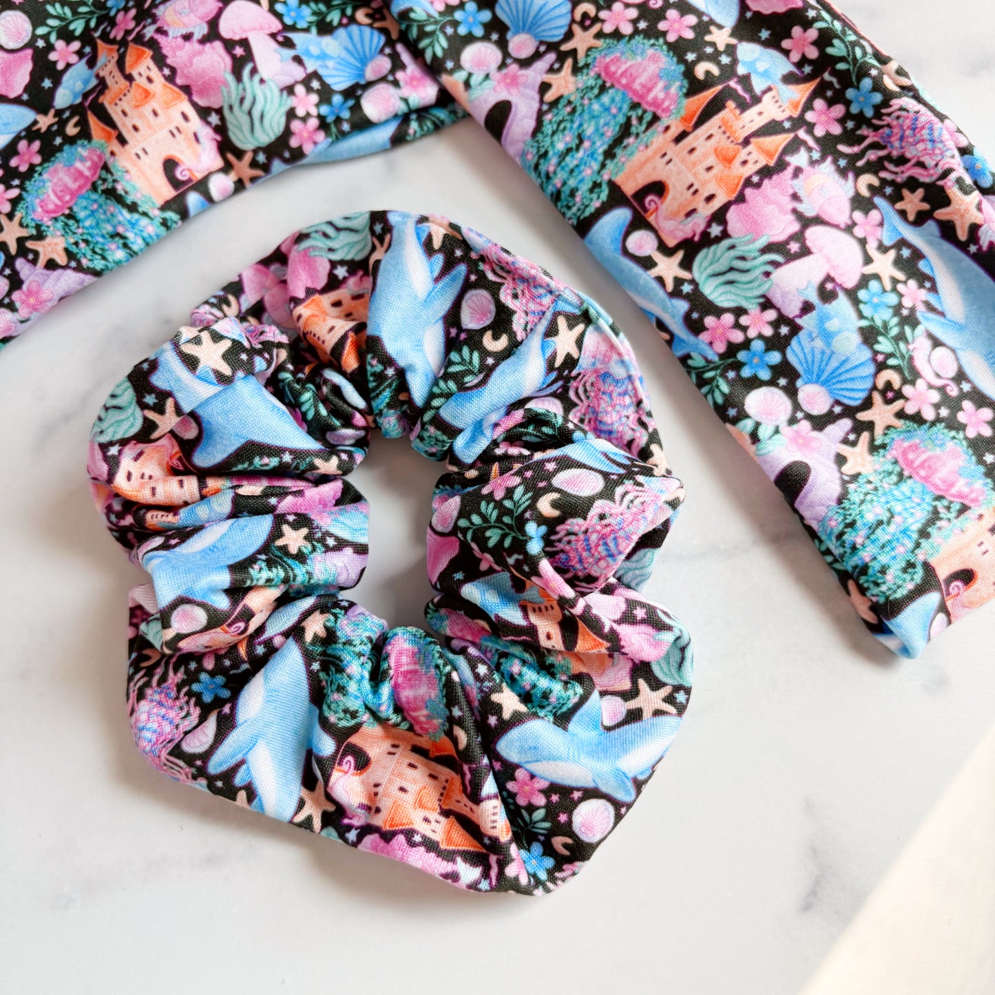 Summer Ocean Scrunchie (Regular)