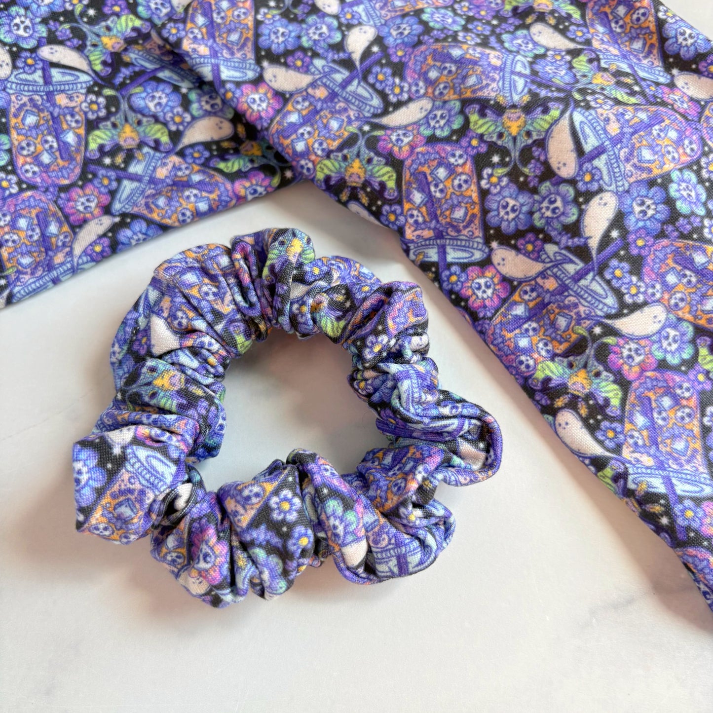 Spooky Coffee Scrunchie (Skinny)