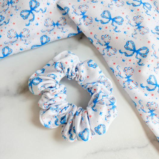 Firework Bows Scrunchie (Skinny)