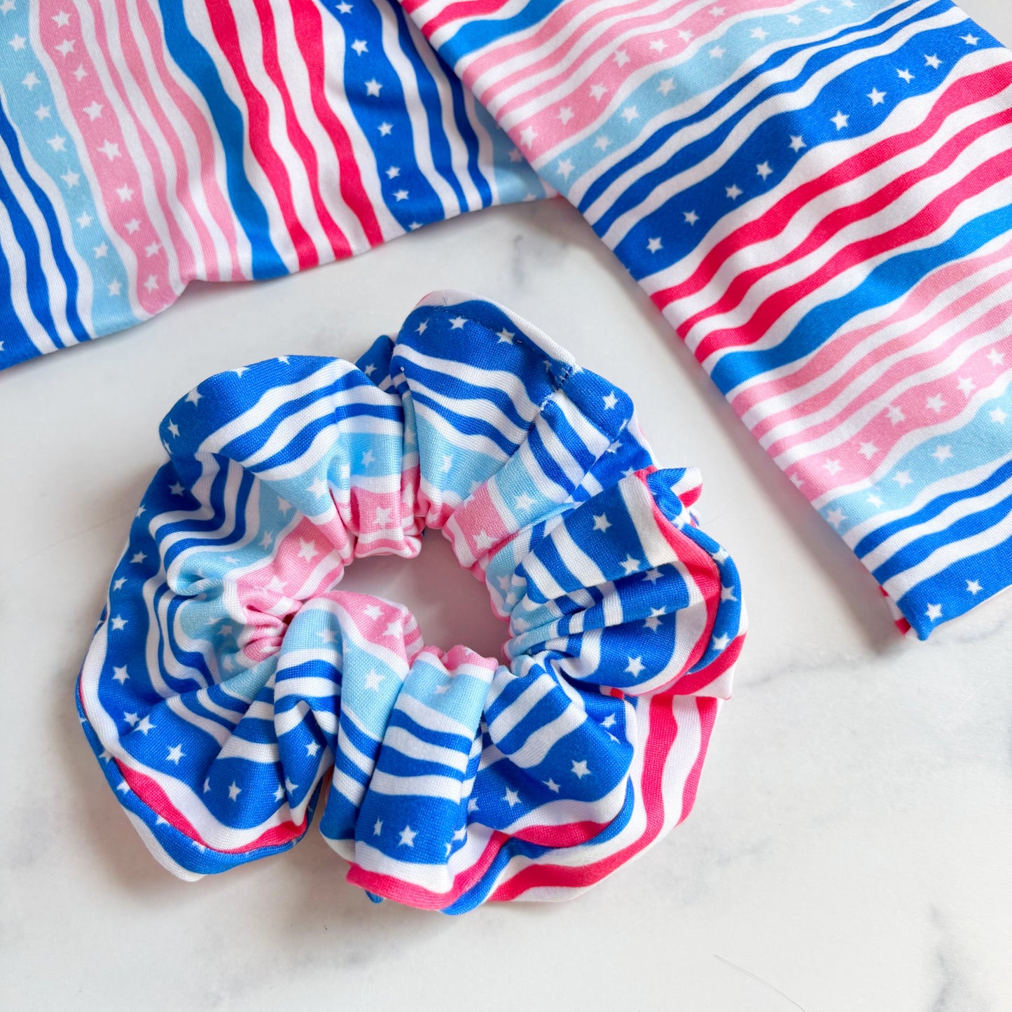 Spangled Stripes Scrunchie (Regular)