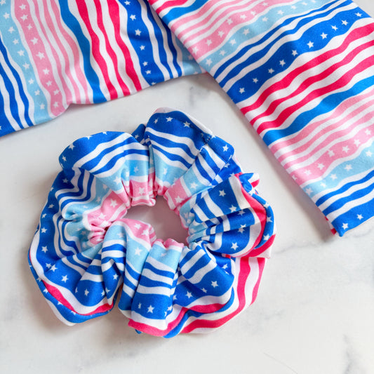 Spangled Stripes Scrunchie (Regular)