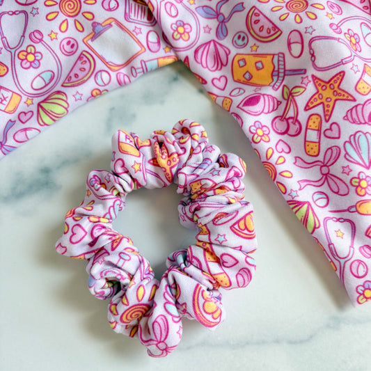 Summer Medical Scrunchie (Skinny)