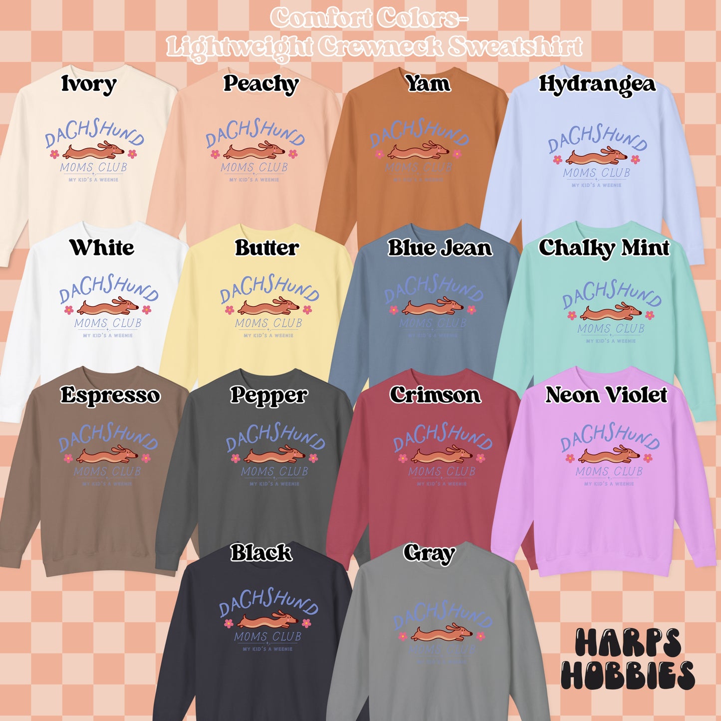 Dachshund Mom (tshirt/sweatshirt)