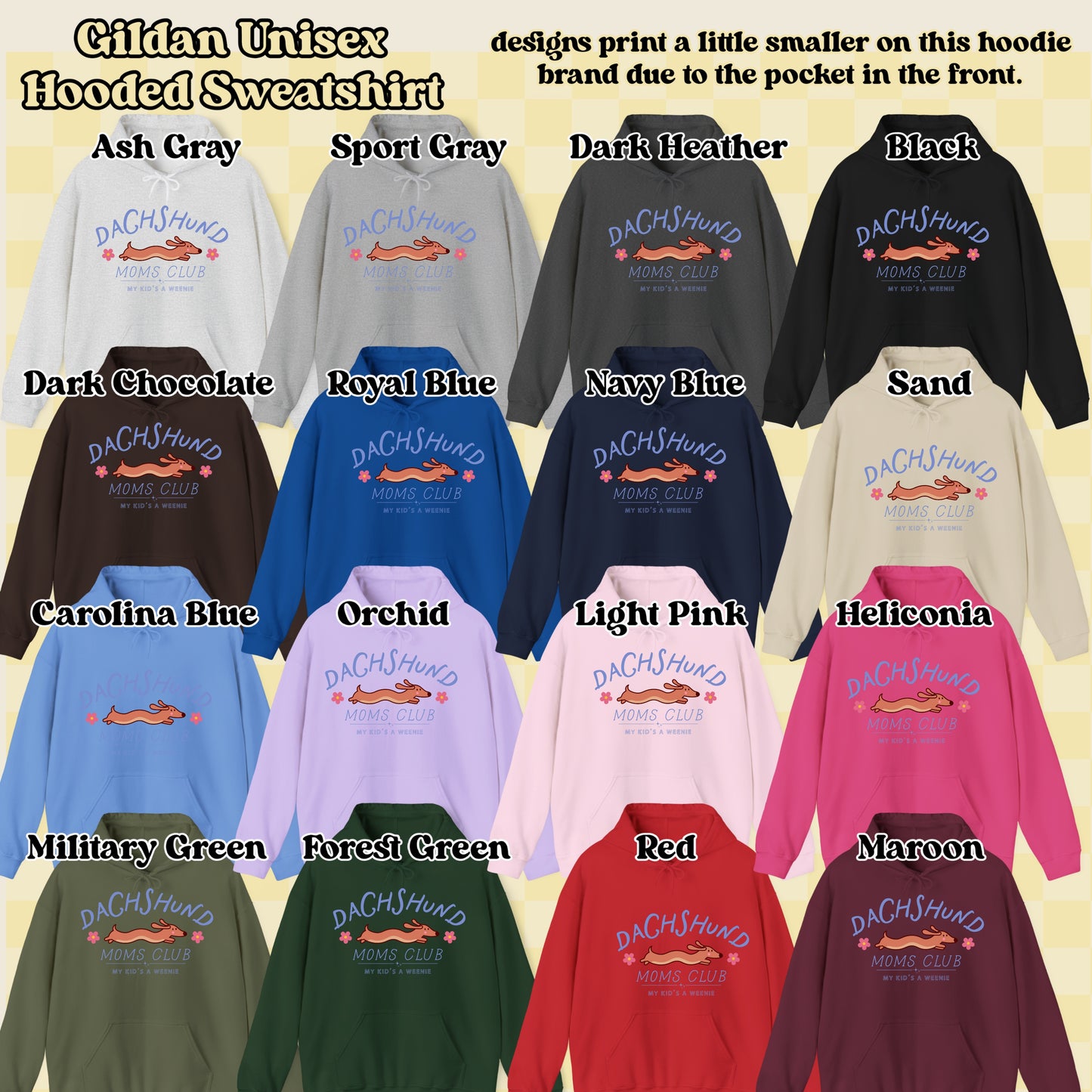 Dachshund Mom (tshirt/sweatshirt)