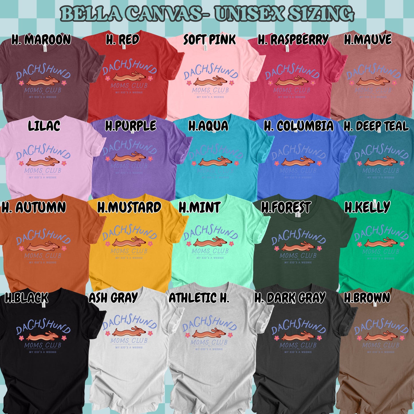 Dachshund Mom (tshirt/sweatshirt)