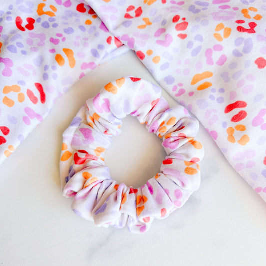 Summer Cheetah Scrunchie (Skinny)