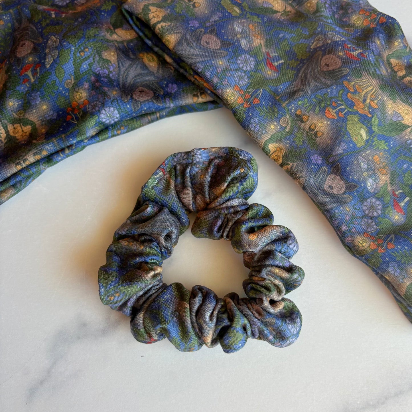 Midnight Bats Scrunchie (Skinny)