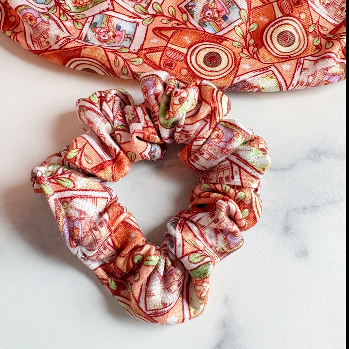 Orange Dog Scrunchie (Skinny)