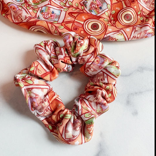 Orange Dog Scrunchie (Skinny)