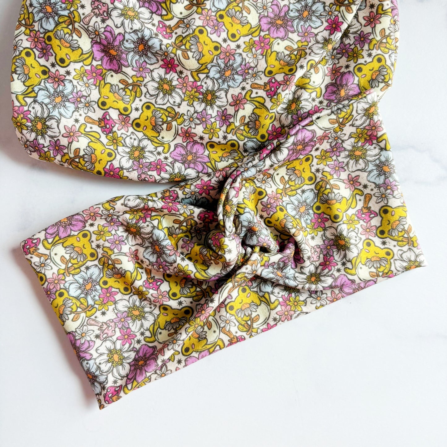 Flowery Frogs Headband