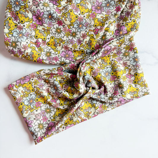 Flowery Frogs Headband