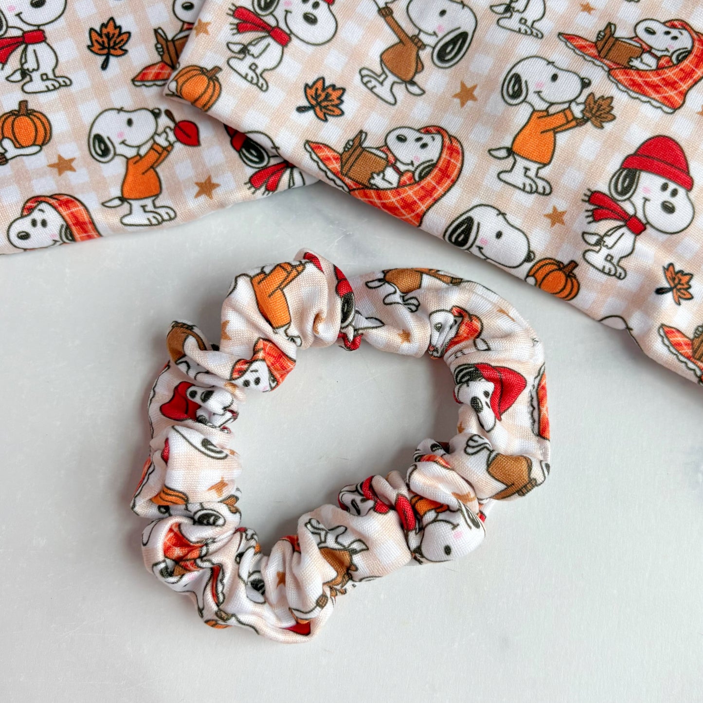 Snoopy Fall Scrunchie (Skinny)