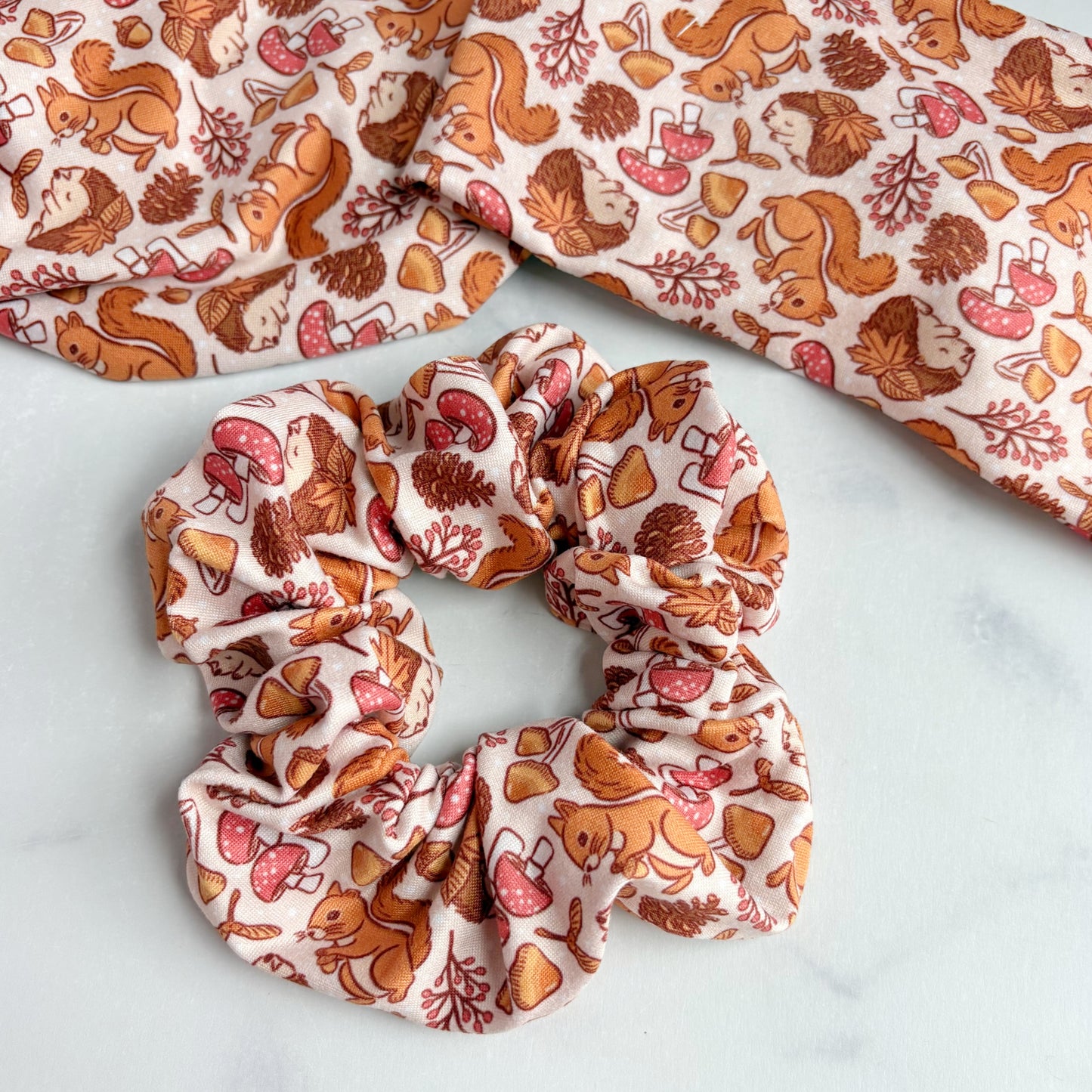 Fall Critters Scrunchie (Regular)
