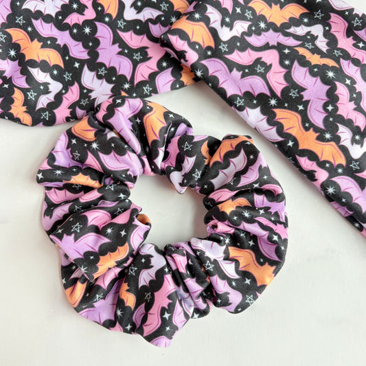 Bright Bats Scrunchie (Regular)